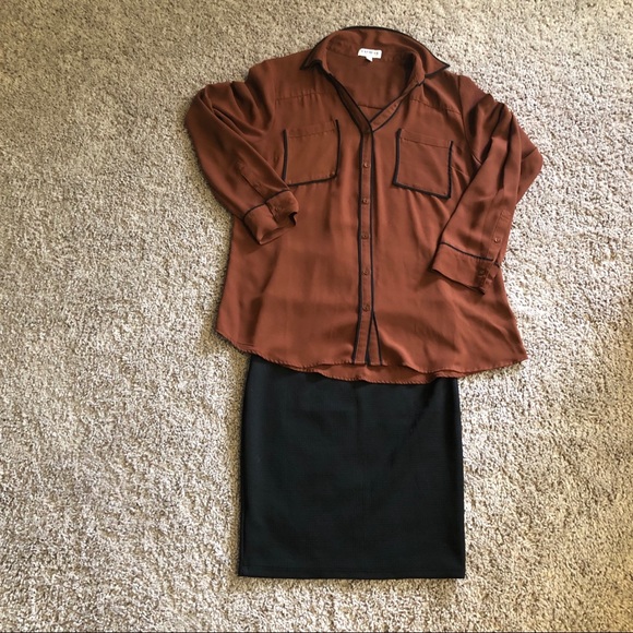 LuLaRoe Dresses & Skirts - Black lularoe Cassie pencil skirt
